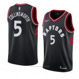 Maillot Toronto Raptors Kyle Collinsworth #5 Statement 2018 Noir