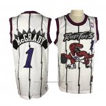 Maillot Toronto Raptors Tracy McGrady #1 Retro Blanc