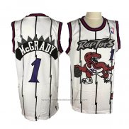 Maillot Toronto Raptors Tracy McGrady #1 Retro Blanc