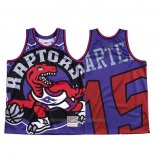 Maillot Toronto Raptors Vince Carter #15 Mitchell & Ness Big Face Volet