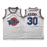 Maillot Tune Squad Stephen Curry #30 Blanc