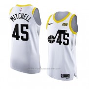 Maillot Utah Jazz Donovan Mitchell #45 Association Authentique 2022-23 Blanc