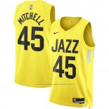 Maillot Utah Jazz Donovan Mitchell #45 Icon 2022-23 Jaune