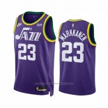 Maillot Utah Jazz Lauri Markkanen #23 Classic 2023-24 Volet