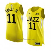 Maillot Utah Jazz Mike Conley JR. #11 Icon Authentique 2022-23 Jaune