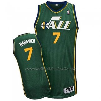 Maillot Utah Jazz Pete Maravich #7 Retro Vert