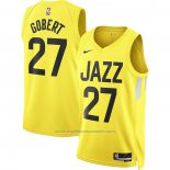Maillot Utah Jazz Rudy Gobert #27 Icon 2022-23 Jaune