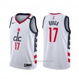 Maillot Washington Wizards Isaac Bonga #17 Ville Blanc