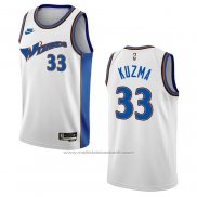 Maillot Washington Wizards Kyle Kuzma #33 Classic 2022-23 Blanc