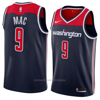 Maillot Washington Wizards Sheldon Mac #9 Statement 2018 Noir