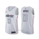 Maillot Washington Wizards Thomas Bryant #13 Ville Blanc