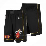 Short Miami Heat Ville 2021-22 Noir