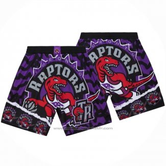 Short Toronto Raptors Mitchell & Ness Noir Volet