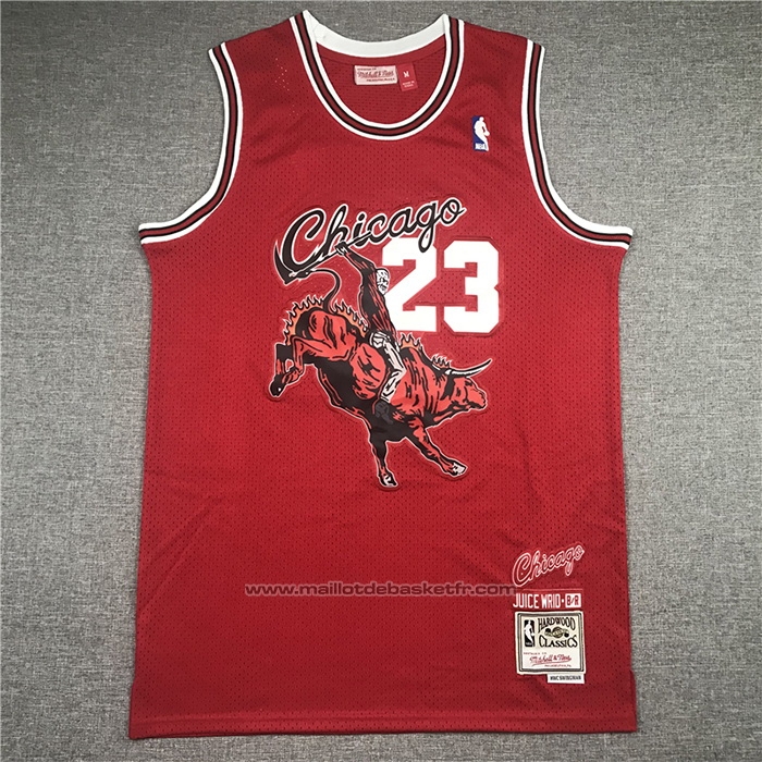 Maillot Chicago Bulls Michael Jordan #23 Juic Wrld X BR Rouge