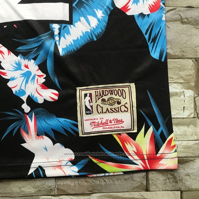 Maillot Orlando Magic Shaquille O'neal #32 Floral Fashion Noir