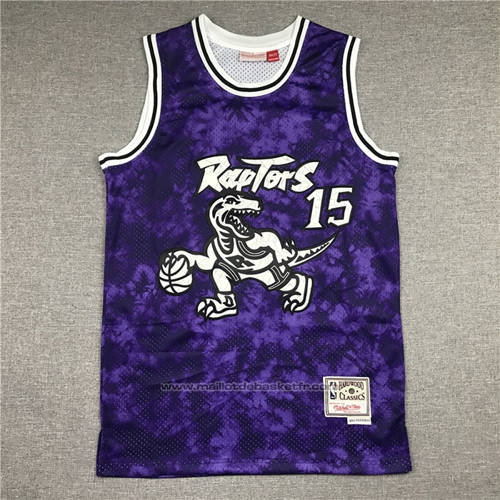 Maillot Toronto Raptors Vince Carter #15 Galaxy Volet