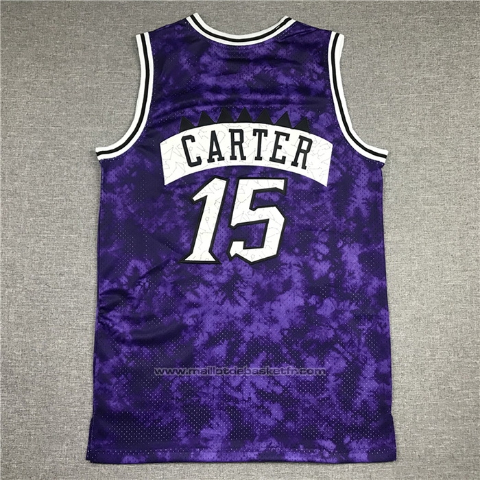 Maillot Toronto Raptors Vince Carter #15 Galaxy Volet