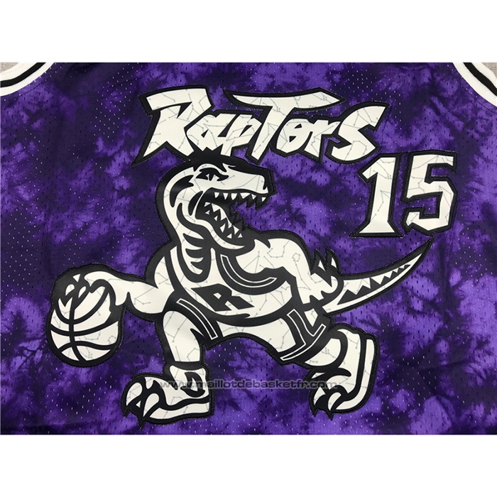 Maillot Toronto Raptors Vince Carter #15 Galaxy Volet