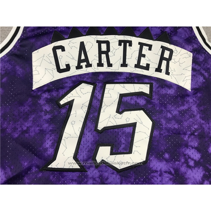 Maillot Toronto Raptors Vince Carter #15 Galaxy Volet