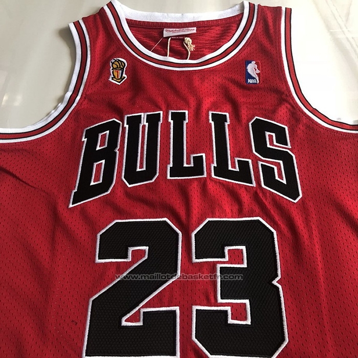 Maillot Chicago Bulls Michael Jordan #23 Mitchell & Ness 1995-96 Rouge