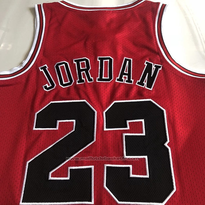 Maillot Chicago Bulls Michael Jordan #23 Mitchell & Ness 1995-96 Rouge