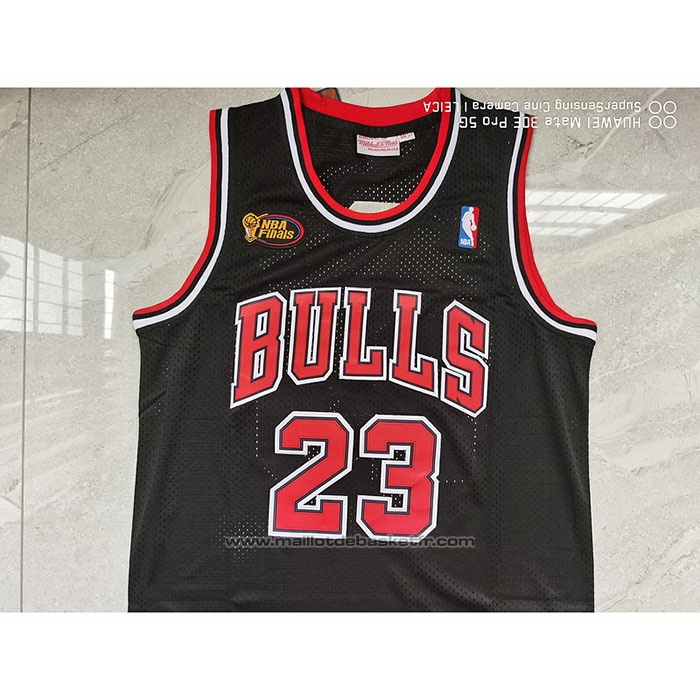 Maillot Chicago Bulls Michael Jordan #23 Mitchell & Ness 1997-98 Noir