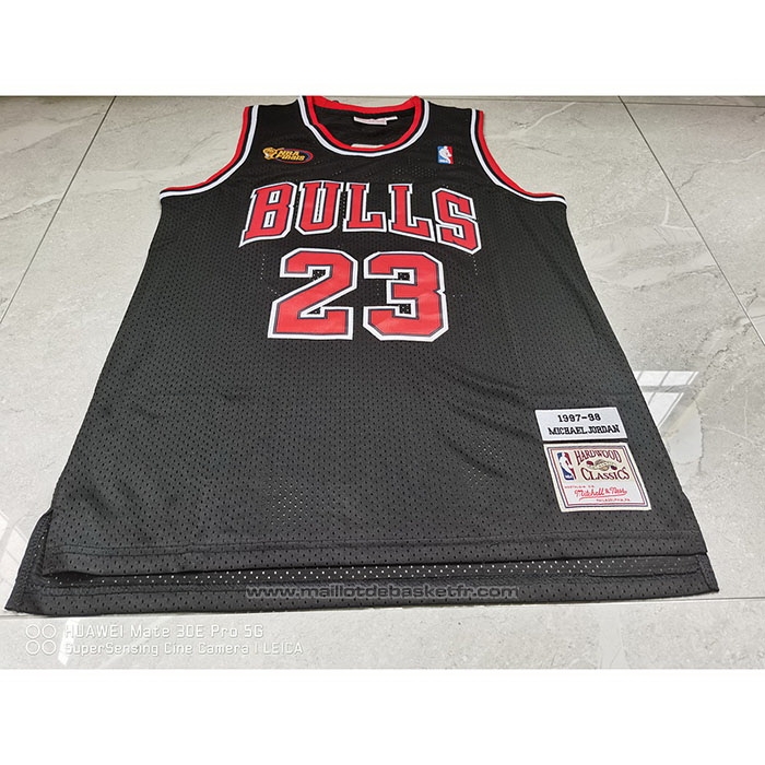 Maillot Chicago Bulls Michael Jordan #23 Mitchell & Ness 1997-98 Noir