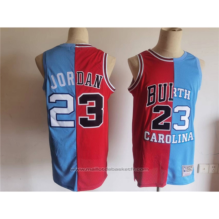 Maillot Chicago Bulls Michael Jordan #23 Split Bleu Rouge