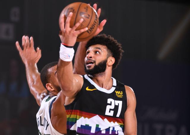 Maillot Denver Nuggets Jamal Murray #27 Ville 2019-20 Noir