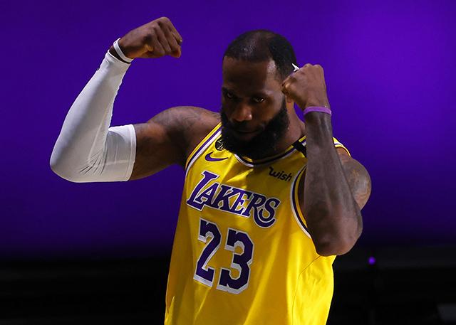 Maillot Los Angeles Lakers Lebron James #23 Icon Jaune